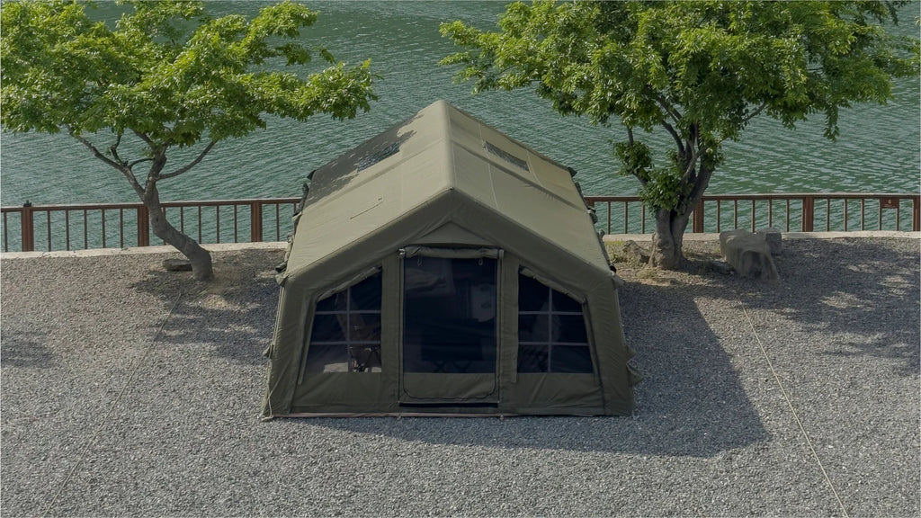 Inflatable tent Koala 5 Khaki for 2-6 person, No US Sales Tax, Free US Shipping!