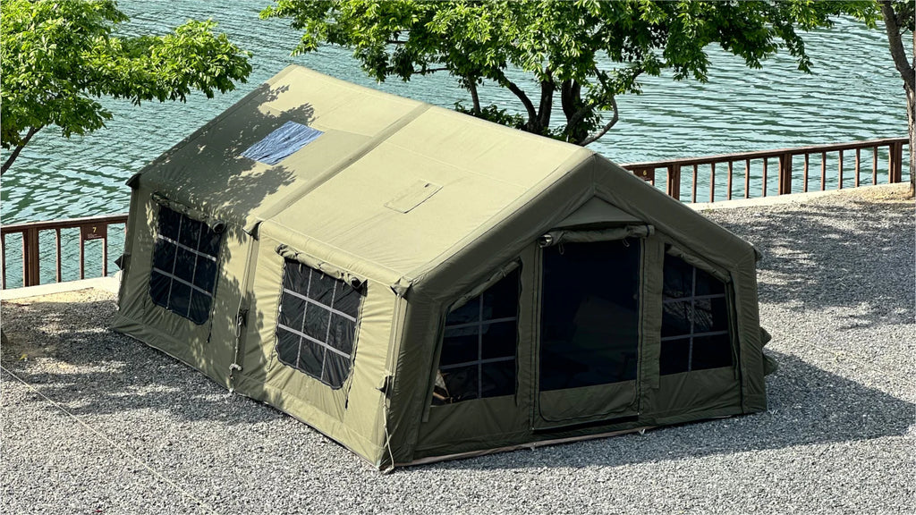 Inflatable tent Koala 5 Khaki for 2-6 person, No US Sales Tax, Free US Shipping!