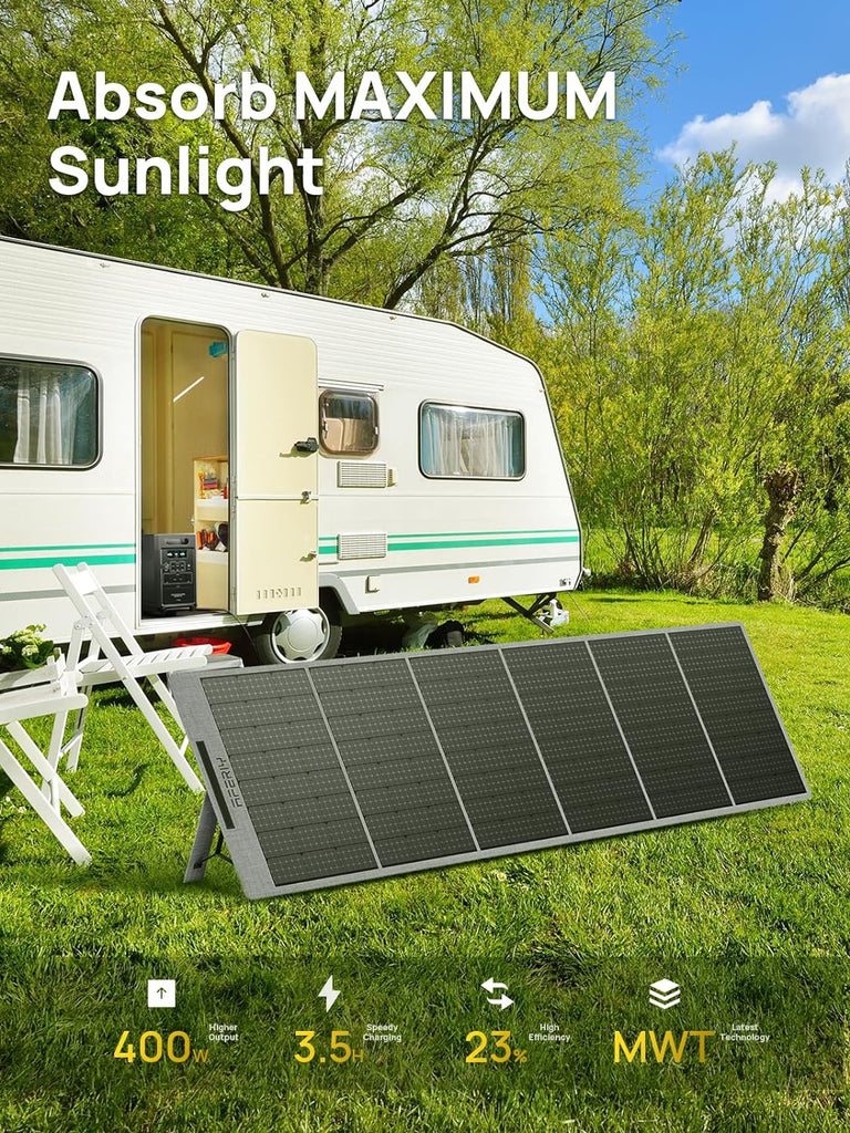 Save $100.00 AFERIY ‎AF-S400 400W Portable Solar Panel No US Sales Tax, Free US/CDN Shipping! - Off Grid Trek