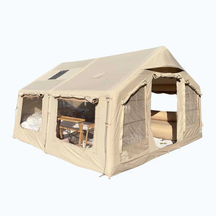 Inflatable tent Koala 5 Beige for 2-6 person, No US Sales Tax, Free US Shipping!