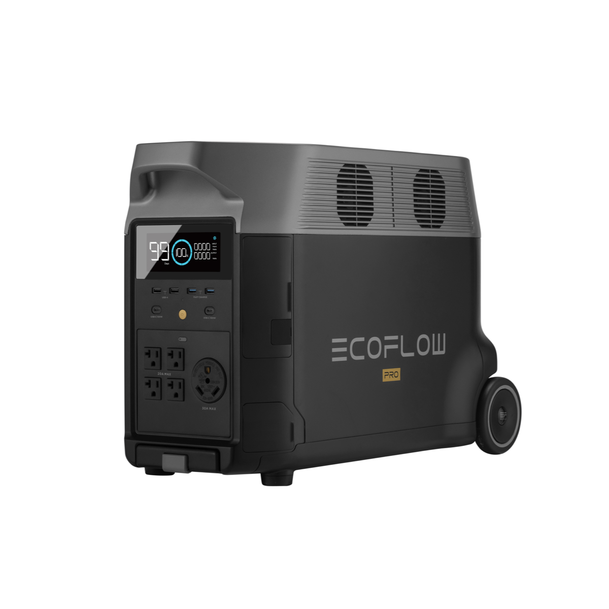 EcoFlow DELTA Pro 3600W + EcoFlow Micro Onduleur 800W + 2 x EcoFlow  Panneaux Solaires Rigides 400W